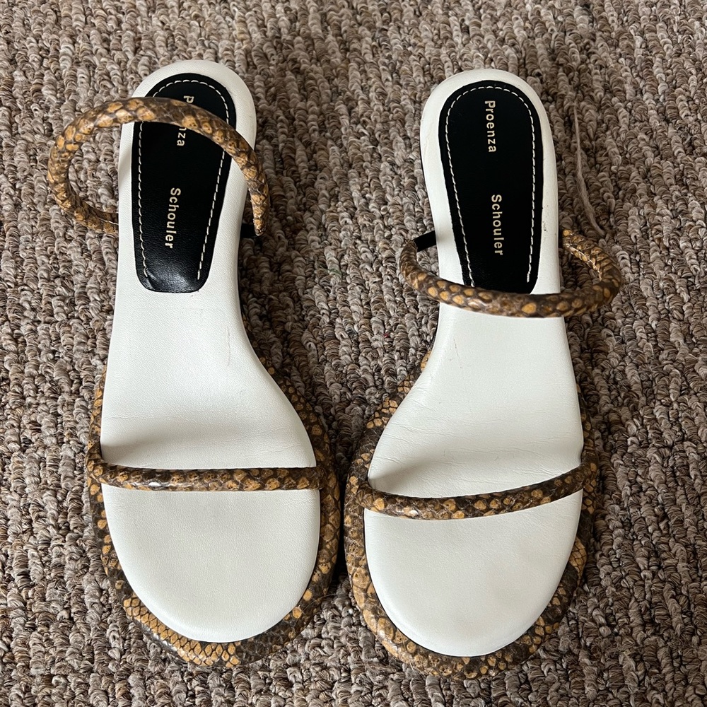 Proenza Schouler Kitten Heel Sandals